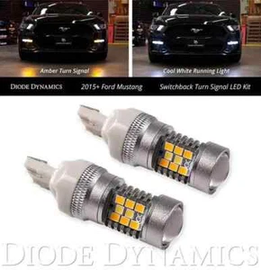 Diode Dynamics LED Switchback Turn Signal Bulbs for 2015-2017 Ford Mustang - Picture 1 of 4
