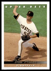 1993 Upper Deck #745 Blas Minor Pittsburgh Pirates