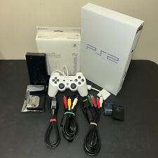 SONY PLAYSTATION 2 PS2 Japanese Fat White SCPH-50000 Console Bundle (READ)