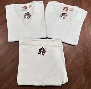 Storybook Knits 3Pc • Tank • Short-Sleeve Shirt • Long Skirt • Icy Blue • Size S - Picture 1 of 2