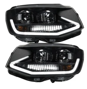 2 feux phare avant led pour VW T6 transporter caravelle multivan 04/2015-06/2019 - Foto 1 di 6