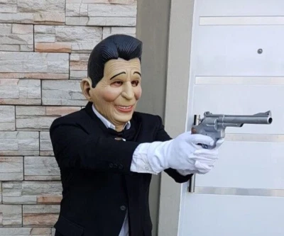 Ronald Reagan Latex Mask, Point Break, Bank Robbery, President mask, Costume - Image 1 of 4