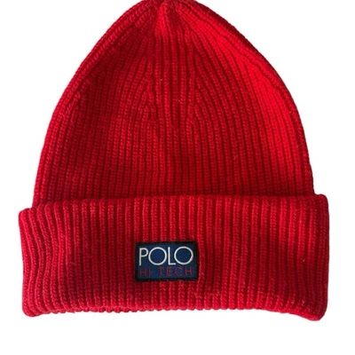Polo Ralph Lauren Men's Red Knit POLO HI TECH HAT OS - Image 1 of 4