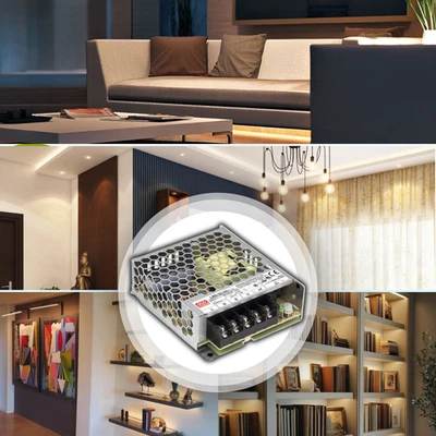 Mean Well LRS 12V LED Driver Enclosed Power Supply Compact Indoor - Image 1 of 4