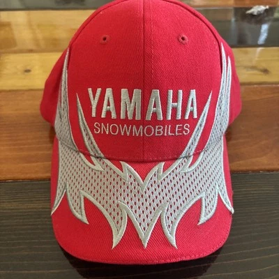 Yamaha Snowmobile Hat Cap Flame Style Pre-owned — 第 1/4 张图片
