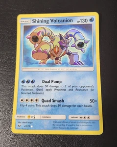 Shining Volcanion Holo Pokémon Sun & Moon Legends #27 - Picture 1 of 5