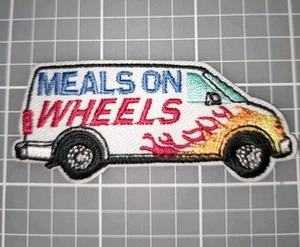 Meals On Wheels Patch Badge Girl & Boys Scouts Cub Fun Patch 1.25"×3" New - Picture 1 of 3