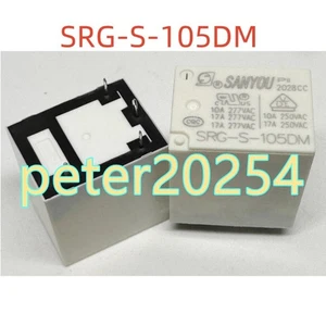 5PCS New SRG-S-105DM  Coil:5V-17A  4-pin Relay #TT - Picture 1 of 1
