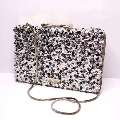 KATE SPADE New York 'All that Glitters' Sequin Emanuelle Clutch in Blush Purse - Image 1 of 4