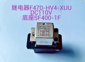F470-HV4-XUU 110VDC Leach Power Relay with SF400-1F Relay Socket x 1PC - Picture 1 of 3