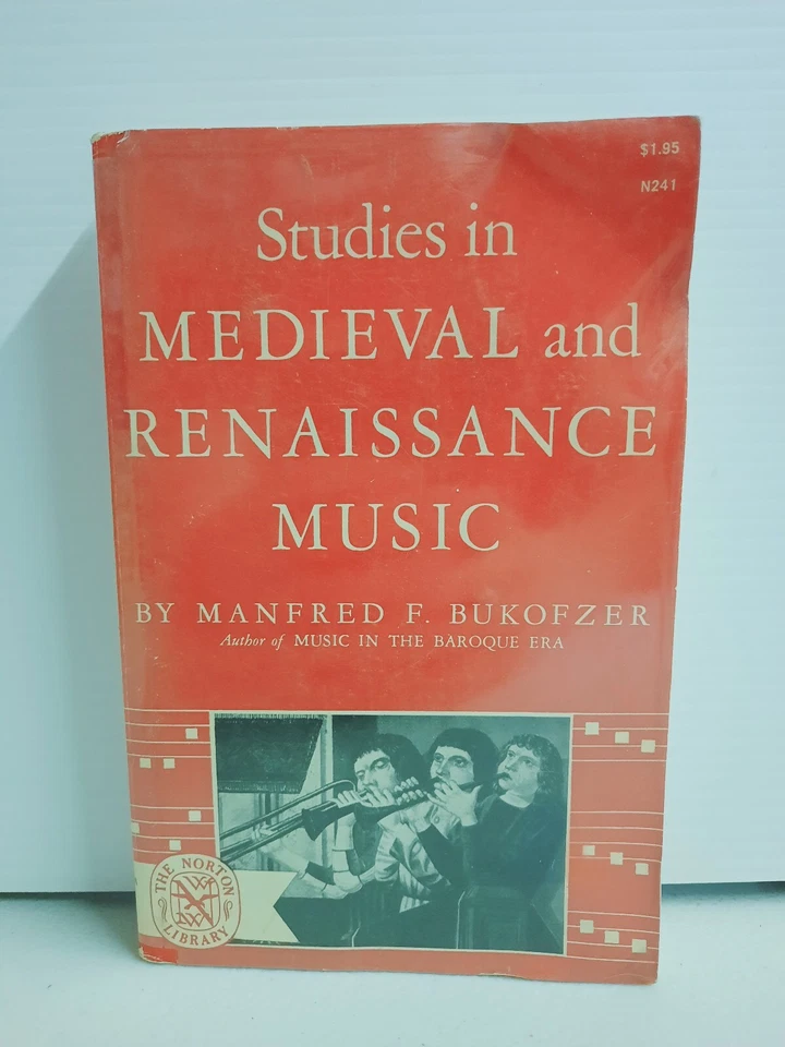 Studies in Medieval and Renaissance Music Norton Library 1950 Paperback - image 1 of 1