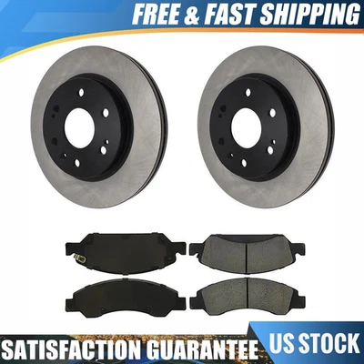 Pastillas de freno delanteras y rotores para Cadillac Escalade ESV 2008 2009 2010 2011 Foto 1 de 4