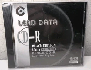 Lead Data CD-R Black Edition 80min Brand New B208 - Picture 1 of 2