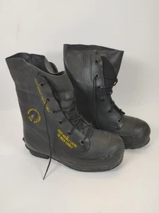 Vintage Militär extrem kaltes Wetter Hase Mickey Mouse Stiefel schwarz Größe 6R - Bild 1 von 19