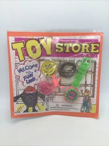 Vintage Vending Display Card Toy Store Sticker Necklace Digital Watch Tiki Head - Picture 1 of 3