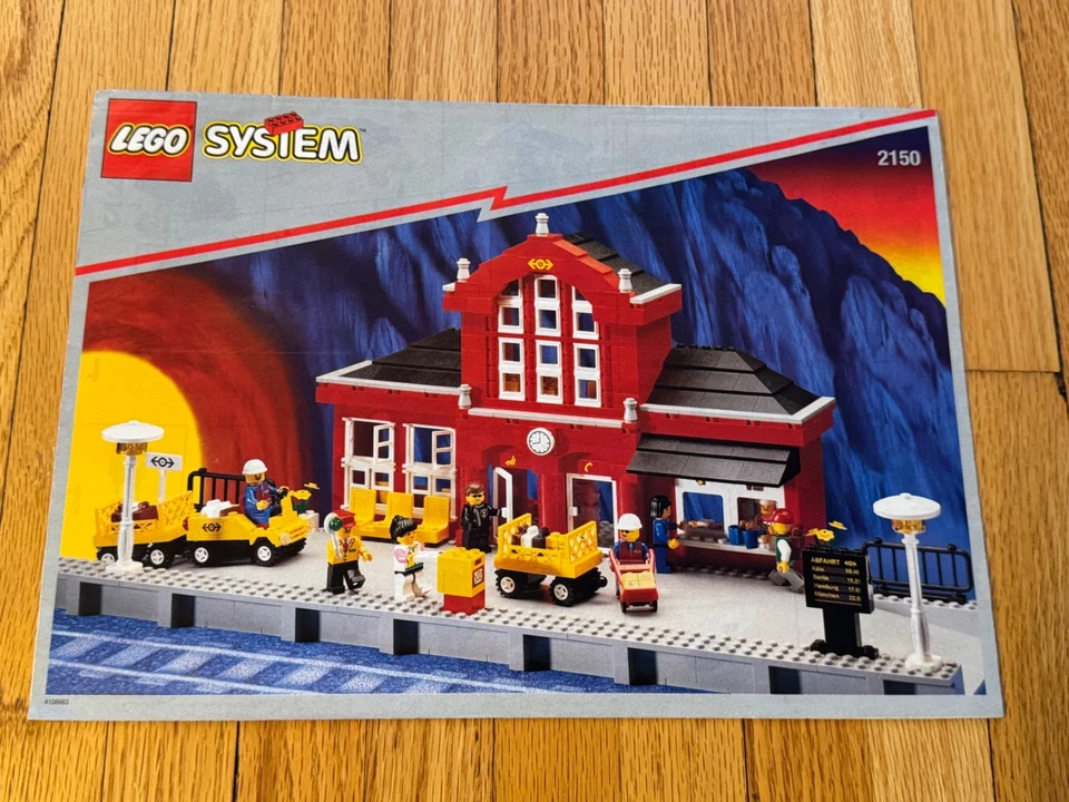 Lego Trains Train Station (2150) Instruction Booklet Only - Image 1 of 2