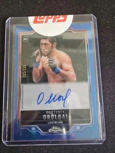 Myktybek Orolbai Rc , Auto /150 Blue Refractor- Topps Chrome 2024-25 - Bild 1 von 2