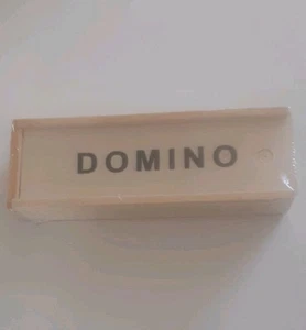 Domino Spieleklassiker | Neu | OVP | Mit Holzkiste | Reisespiel - Bild 1 von 1