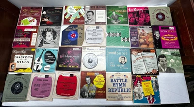 Lot of 27x 45rpm Records with Picture Sleeves - Elvis Presley, Classical ++ Foto 1 de 4