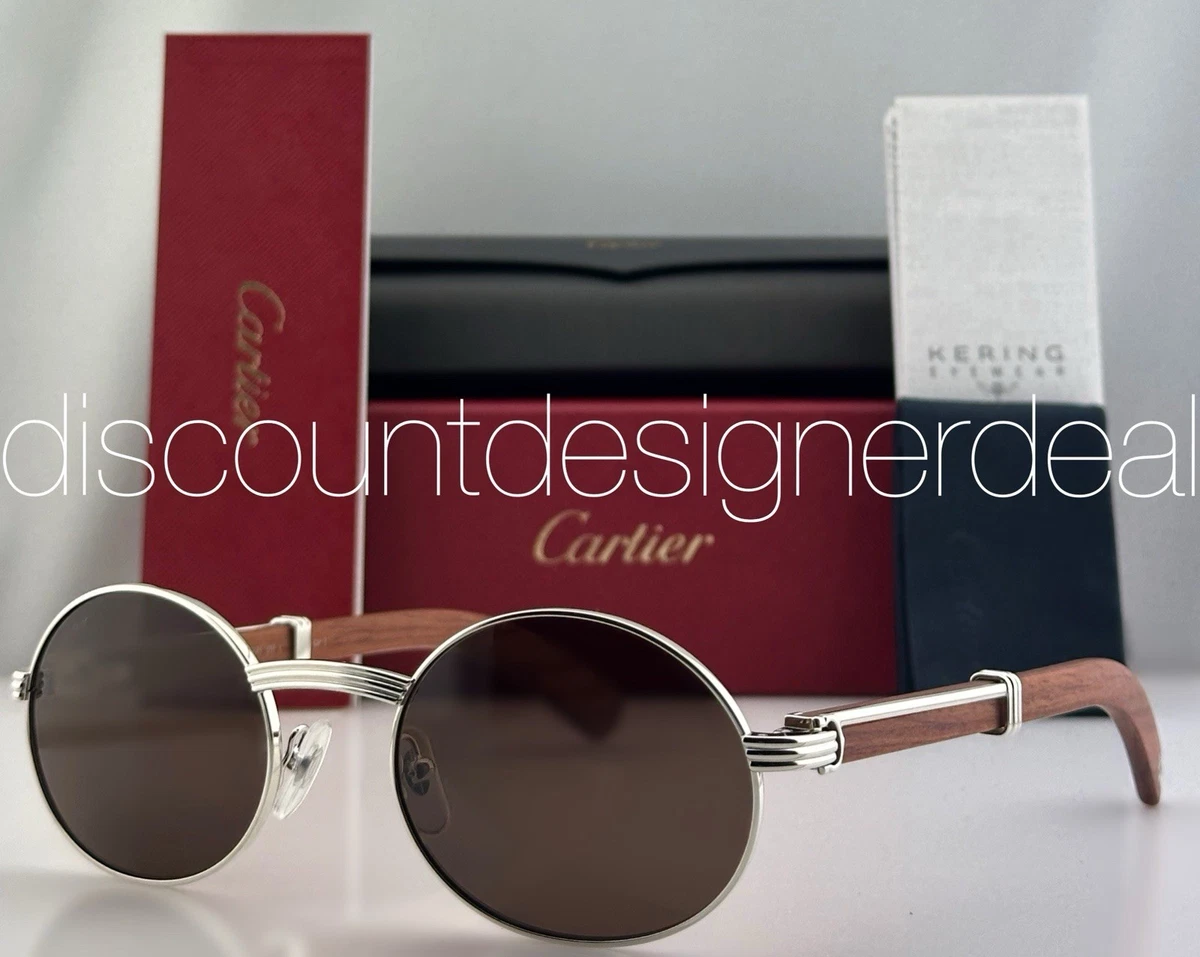 Cartier Wooden Sunglasses for Men for sale | eBay