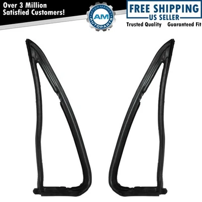 Front Vent Glass Window Weatherstrip Seals Set Pair for Chevy GMC Pickup Truck - Image 1 of 3