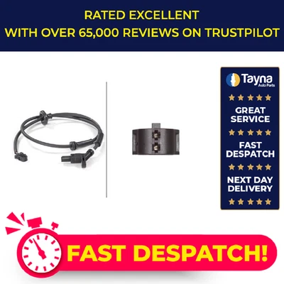 ABS Sensor fits SEAT CORDOBA 6K 1.0 Rear 96 to 02 Wheel Speed Hella 6K0927807D - Image 1 of 4