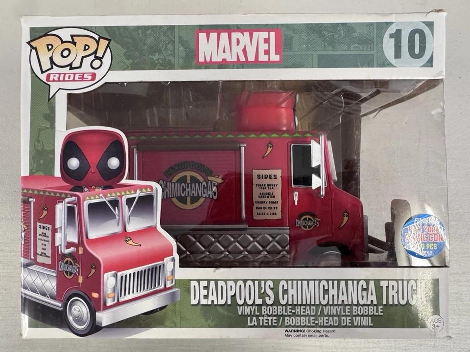 Deadpool’s Chimichanga Truck 10 ~ Marvel ~ Funko Pop Vinyl ~ Suit Out Of Box OOB - Image 1 of 4