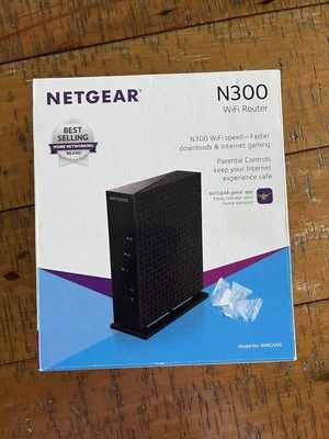 Netgear N300 300 Mbps 4-Port 10/100 Wireless N Router (WNR2000) - Image 1 of 4
