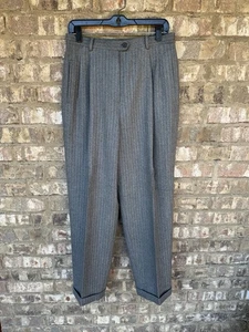 Lauren By Ralph Lauren Women’s 100% Wool Plaid Dress Pants Size 12 - Picture 1 of 4