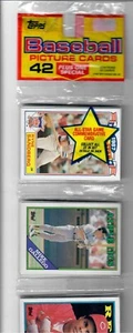 Paquete de tarjetas de béisbol Topps 1987 sin abrir - 42 tarjetas más una especial. Sandberg - Imagen 1 de 3