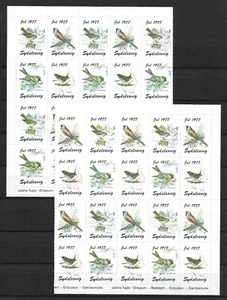 Danimarca - Uccellini - Foche di Natale locali 1977 - In perfette condizioni nuove di zecca **!!!! (A4429) - Foto 1 di 1