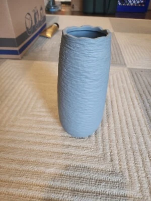 NUEVO Jarrón Cerámico GRIS para Decoración del Hogar 9" ALTO Foto 1 de 4