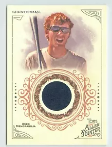 2019 Topps Allen & Ginter Memorabilia Reliquia Jordan Shusterman Béisbol Blogger - Imagen 1 de 1