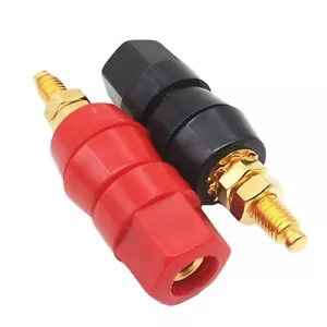 Connettore Altoparlante Per Presa Banana Adattatore 4mm Legatura Audio Post Terminale - Foto 1 di 5