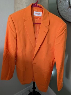 Orange OppoSuits Suit jacket only Men's Sz 36 US/UK Easter - Изображение 1 из 4