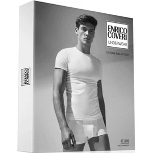 ENRICO COVERI 3 T-SHIRT UOMO COTONE ELASTICIZZATO ET1000