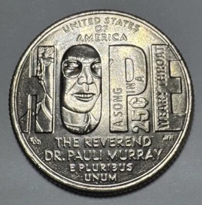 2024-P Hope Dr. Murray Washington 25cent Quarter from Mint Bag. Uncirculated BU - Picture 1 of 9