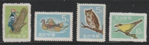 Korea.....    1960-61    Sc #  261-64   Birds   MNH    NGAI - Picture 1 of 1