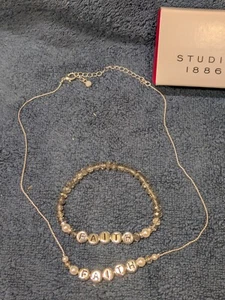 Avon Studio 1886 "Faith" Necklace/Bracelet Gift Set - Picture 1 of 5