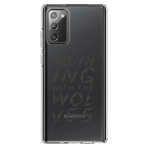 Clear Case for Galaxy Note Running With the Wolves - Picture 1 of 7