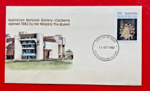 Australian National Gallery Opening 1982 First Day Cover - Picture 1 of 2