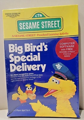 Big Bird's Special Delivery by CBS Software; Atari 400/800/XL/XE/; Disk; NOS - Image 1 of 4