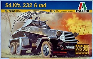 Italeri 7032 Sd.Kfz.232 6 Rad 1:72 Zustand 1b: Unversiegelt - Bild 1 von 2