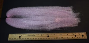 Hank LIGHT PINK Synthetic SUPER HAIR Fly Tying, Buck Tail Replacement - Picture 1 of 1