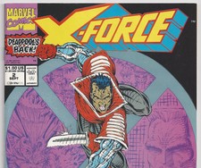 X-FORCE #2 DEADPOOL is BACK! The Blood Hunters Sept. 1991 in VF/NM condition DM