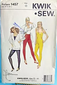 Kwik Sew 1457 taglia XS-L Pantaloni Misses Unitard & Stirrup - Foto 1 di 4