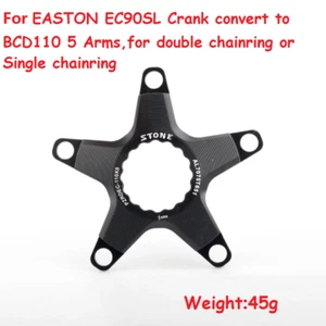 Bicycle Chainring Spider adapter for EASTON EC90SL Crank convert to BCD110 5 Arm - Picture 1 of 7