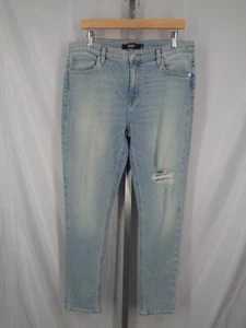 Hudson Lana Boyfriend Jeans Tag Size 29 Distressed Light Denim - Picture 1 of 12