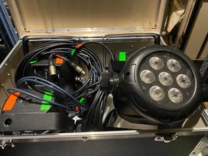 4 mini par led rgbw dmx - Foto 1 di 3