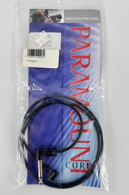 Paramount PW-MP3 Miniphone to 1/4" Plug Sync Cable 3Feet Straight NOS - Image 1 of 4